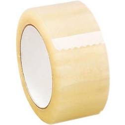 Universal Box Sealing Tape, 2' X 110Yds, 3' Core, Clear, 6/Pack