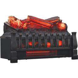 Electric Log Set Heater w/Realistic Ember Bed