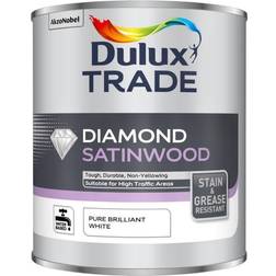 Dulux Trade Diamond Satinwood Holzschutzmittel Pure Brilliant White 5L