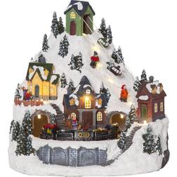 Star Trading Alpville Train Cabin Multicolour Weihnachtsdorf 23.5cm