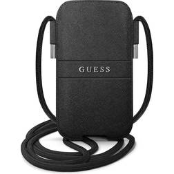 Guess Pouch Saffiano Medium Svart