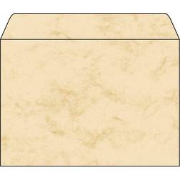 Sigel DU203 Marbled envelopes, C5, 90 gsm, beige, 25 pcs