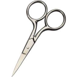 Motanar Professional Grooming Scissors for Personal Care Facial Hair Removal and Ear Nose Eyebrow Trimming Stainless Steel Fine Straight Tip Scissors Men