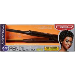 USA Red 0.3 Ceramic Tourmaline Pencil Hair Straightener Black