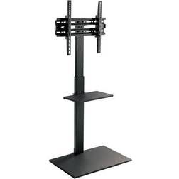 Mount-It! Height Adjustable TV Shelf Stand Fits
