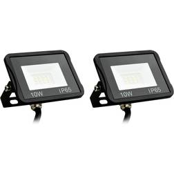 vidaXL LED-projektører 2 stk. koldt Spotlight