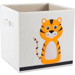 DII Imports Tiger Storage Cube - Orange