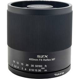 Tokina SZX 400mm f/8 Reflex MF Super Telephoto Lens for T-Mount, Black