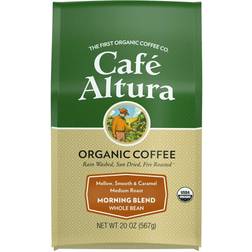 Cafe Altura Organic Coffee Medium Roast Whole Bean Morning Blend