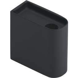 Northern Monolith Holder Low Black Kerzenhalter