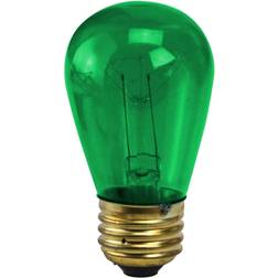 Northlight Incandescent E26 Green Christmas Replacement Bulb Pack of 25