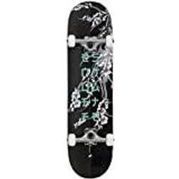 Enuff Skateboards Cherry Blossom Complete Skateboard, Vuxna Unisex, Black/Black (svart) 8" x 32"