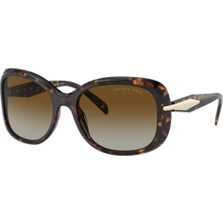 Prada Woman Sunglass 04ZS Frame color: Tortoise, Lens Polar