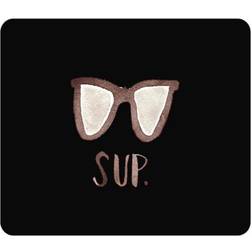 OTM Artist Prints Black Mouse Pad Sup Dude