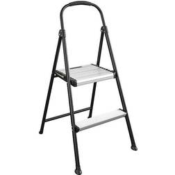 Cosco 2-Step Folding Step Stool, Black