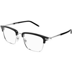 Montblanc MB 0243O 001, including lenses, RECTANGLE Glasses, MALE