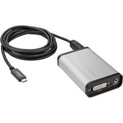 StarTech.com USBC2DVCAPRO DVI to USB C Video Capture Device 1080p 60fps Silver