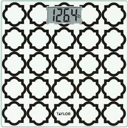 Taylor Black and White Lattice Glass Scale