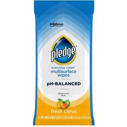 Pledge Multi Surface All-Purpose Cleaner, Fresh Citrus, 25/Pack