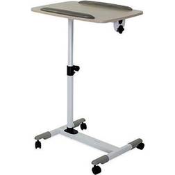 Mount-It! Rolling Laptop Tray Height Adjustable Bedside Cart w/Caster Wheels MI-7946