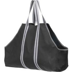 ShelterLogic Firewood Carrier Bag Large 28 in. x 9 in. x 18 in. Black/Gray