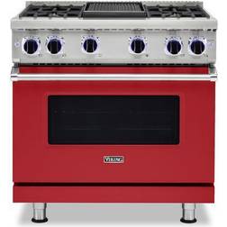 Viking VGR73624GSMLP 36" Professional Liquid Propane Range Red