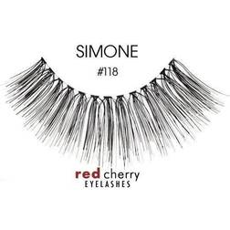 Red Cherry #118 Simone False Eyelashes Womens RED CHERRY Halloween Eye Lashes Makeup