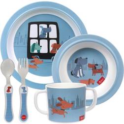 Sigikid 25244 Melamine tableware set blue