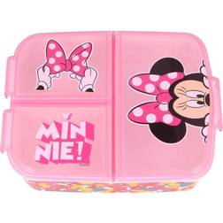 Stor Multi Compartment Sandwich Box Minnie So Edgy Bows