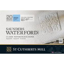 Saunders Waterford Watercolor Block 7" x 10" Cold Press, 140 lb, 20 Sheets