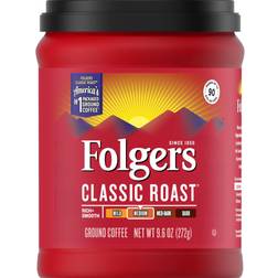 Folgers Classic Roast Ground Coffee 9.6oz 1