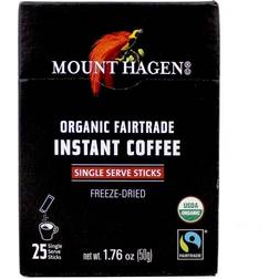 Mount Hagen Organic Fairtrade Instant Coffee Freeze Dried Single Serve