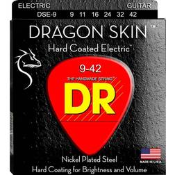 DR Strings DSE-9 Dragon Skin K3 Coated Electric Guitar Strings .009-.042 Light