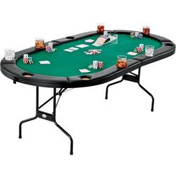 Fat Cat Texas Hold Em Poker Table with Drink Holders