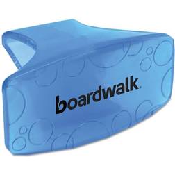 Boardwalk Bowl Clip Toilet/Urinal Screen, Cotton Blossom Scent, Blue, 12/Box, 6 Boxes/Carton