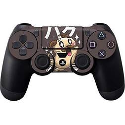 MightySkins Decal Wrap Compatible With Sony PS4 Controller Sticker Design Pug Kawaii