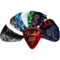 Fender 351 Celluloid Guitar Pick Medley Extra Heavy (12-pack)