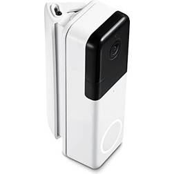 Wasserstein Horizontal Wedge Mount Compatible with Wyze Video Doorbell Pro For Better Viewing with Your Wyze Doorbell Pro (1 Pack, White)