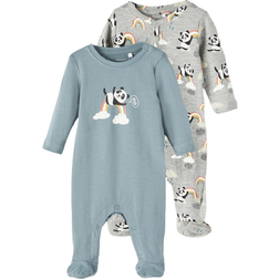 Name It Panda Nightsuit 2 Pack (13209384)