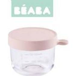 Beaba GLASS JAR WITH LID, Pink, 150 ML