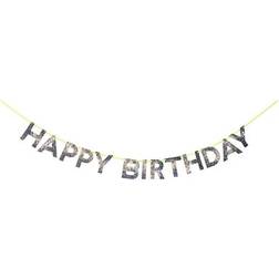 Meri Meri Silver Happy Birthday Garland