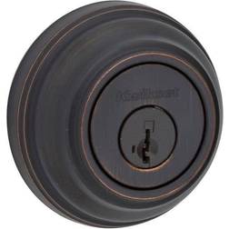 Kwikset Venetian Bronze Single Cylinder Deadbolt featuring Security Microban