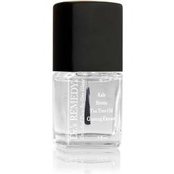 Total Two-In-One Base And Top Coat Nail Polish Clear Glaze Organic Nail Polishes Quick Dry Two-In-One Base Top Top