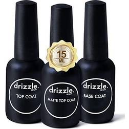 Drizzle Beauty Gel Top Coat Base Coat 3 Gel