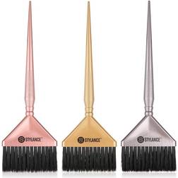 3 Pieces Hair Color Brush, Hair Dyeing Brush Tool Brush Kit Brush