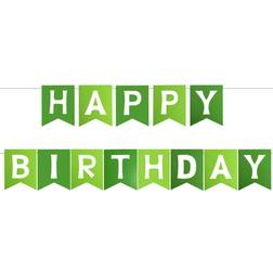 Green Birthday Banner For Birthday Banner Party Supplies Decoration