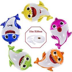 Balloons Baby Shark Family 5pcs