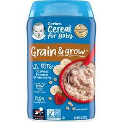 Gerber Lil' Bits Oatmeal Banana Strawberry Baby Cereal 8oz