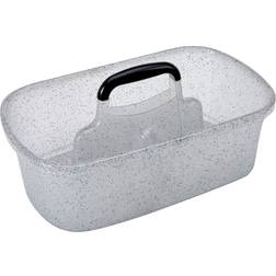 Simplify Gray Granite Look Shower Caddy