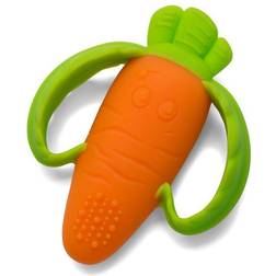 Infantino Lil Nibbles Textured Carrot Teether BPA-Free Soft Silcone 1 Piece